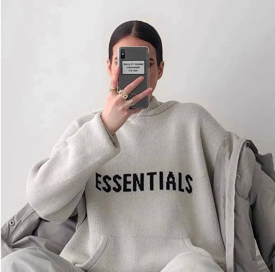 ESSENTIALS Knit Pullover